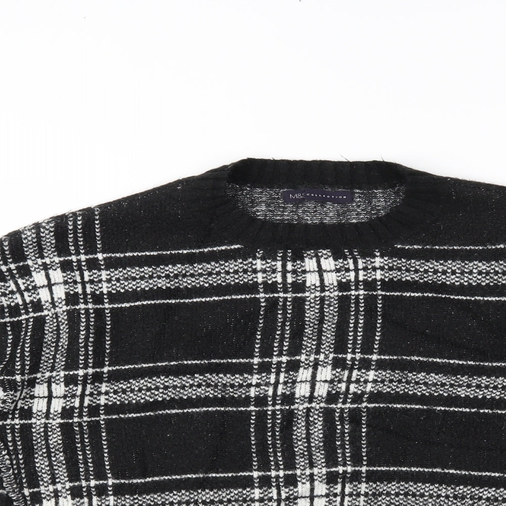 Womens UK Size M Marks and Spencer Black Pullover Jumper