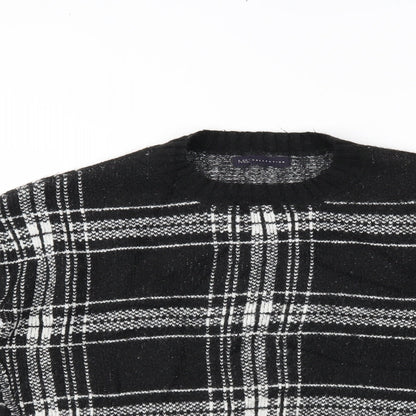 Womens UK Size M Marks and Spencer Black Pullover Jumper
