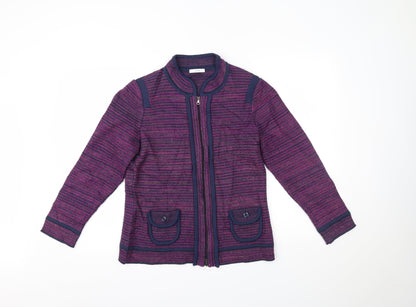 Womens UK Size 14 LUCIA Purple Jacket