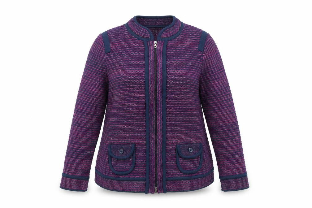 Womens UK Size 14 LUCIA Purple Jacket