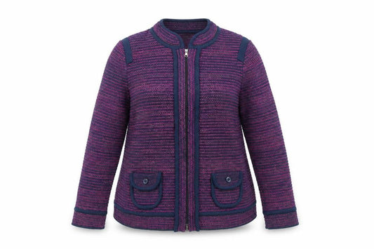 Womens UK Size 14 LUCIA Purple Jacket