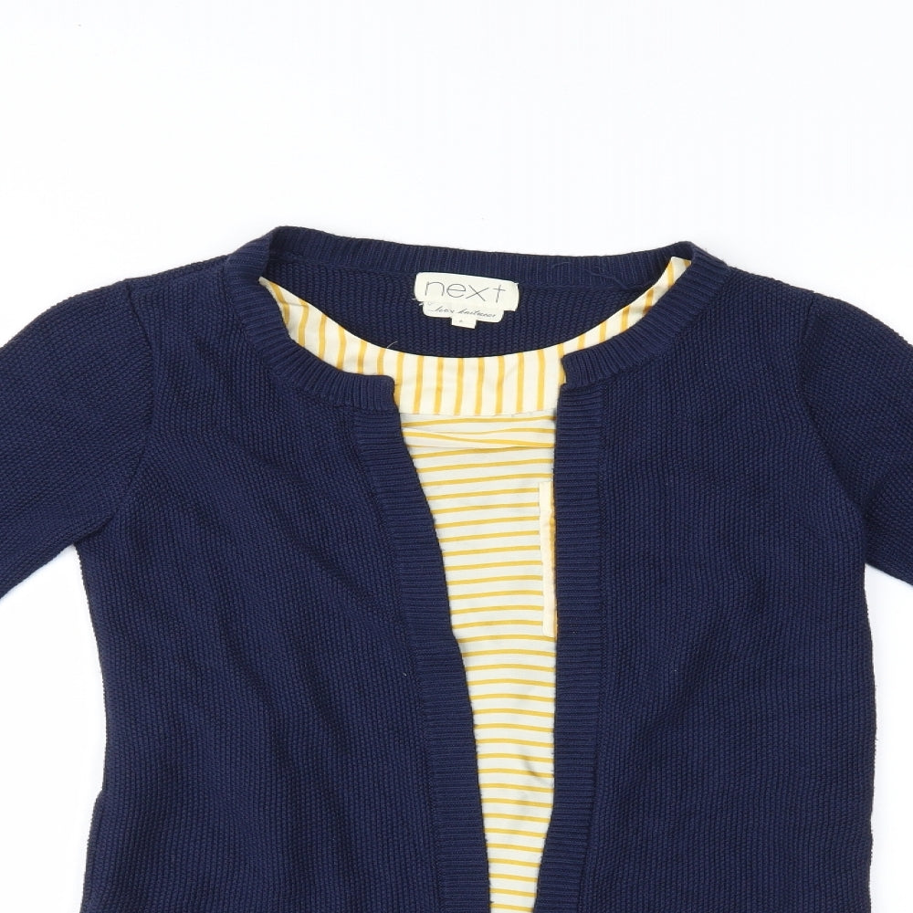 Womens UK Size 6 NEXT Multicoloured Basic Blouse
