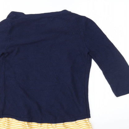 Womens UK Size 6 NEXT Multicoloured Basic Blouse