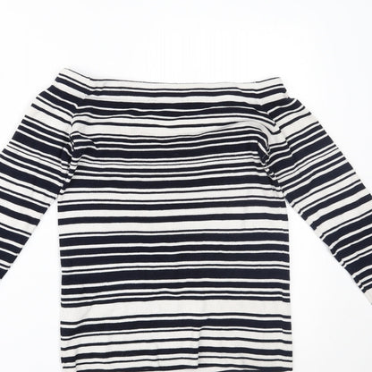 Womens UK Size 12 Dorothy Perkins Blue Basic Blouse