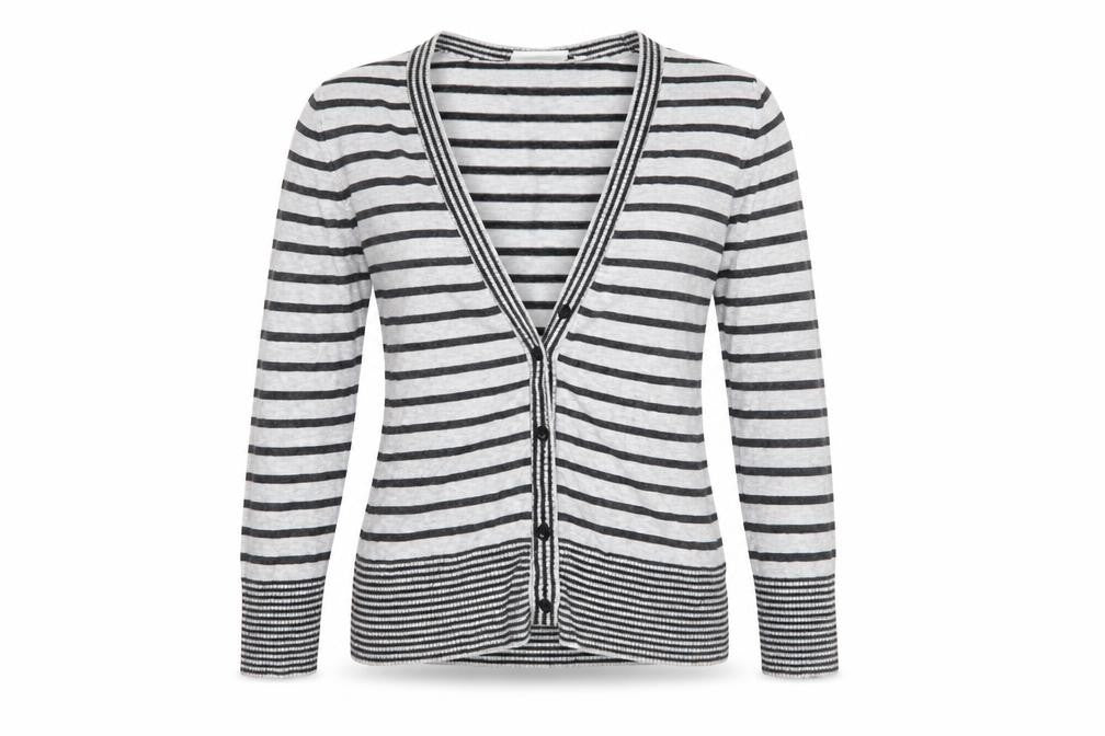 Womens UK Size 10 New Look Grey Cardigan Jumper