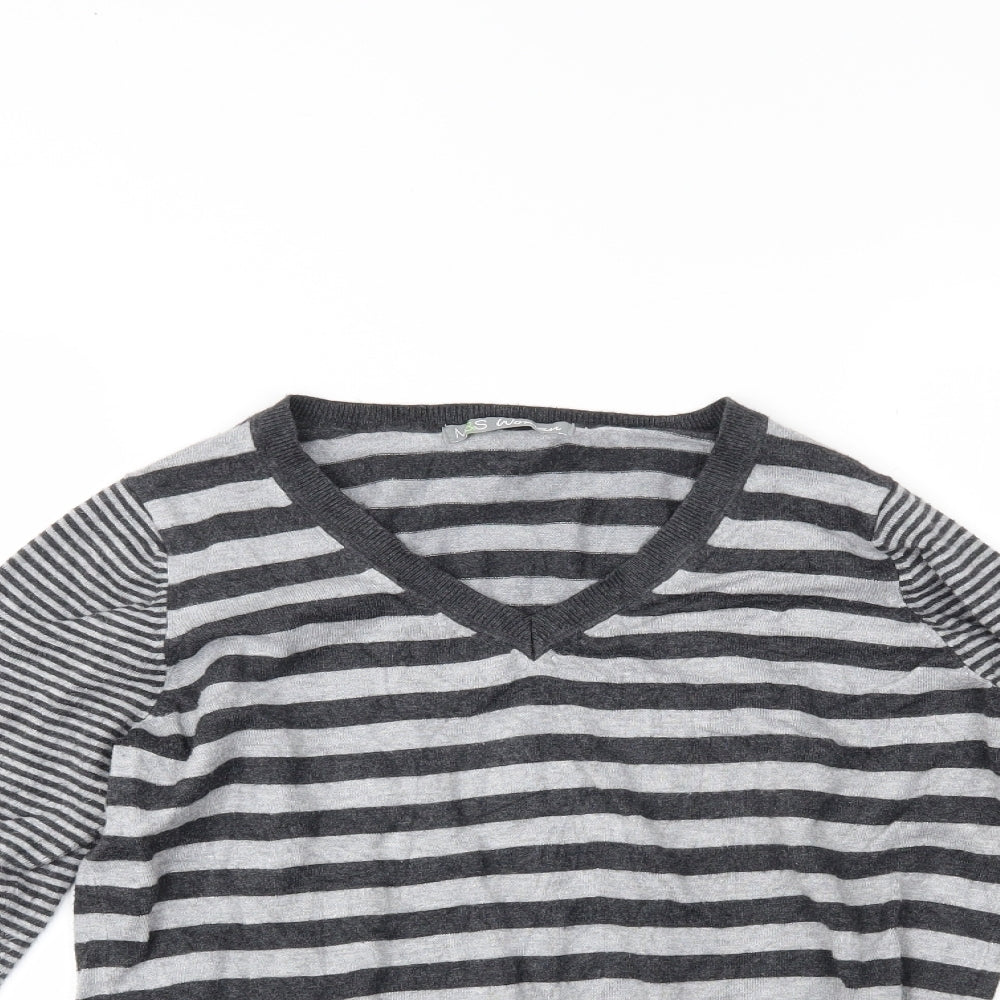 Womens UK Size 14 Marks and Spencer Grey Pullover Jumper