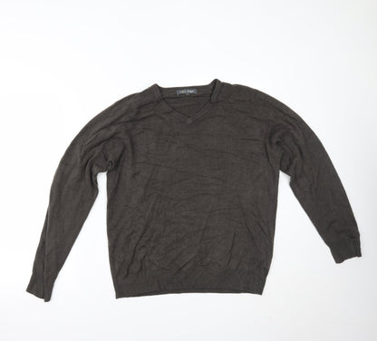Marks and Spencer Mens Brown   Pullover Jumper Size L
