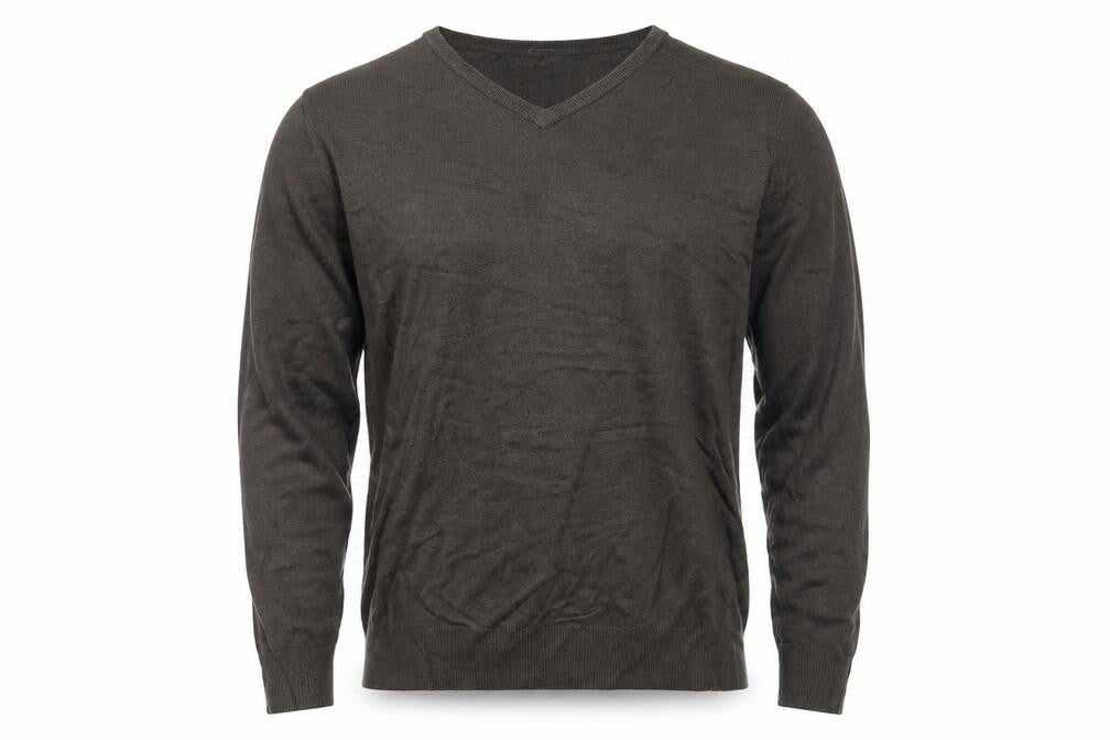 Mens UK Size L Marks and Spencer Brown Pullover Jumper