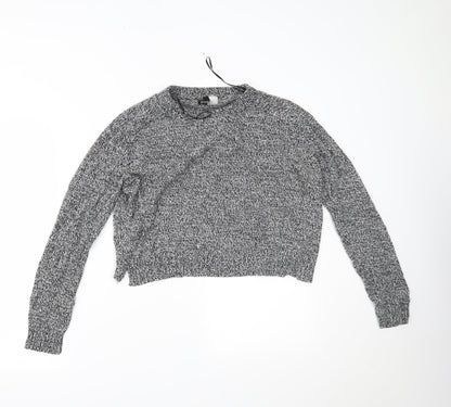 Womens UK Size M H&M Grey Pullover Jumper