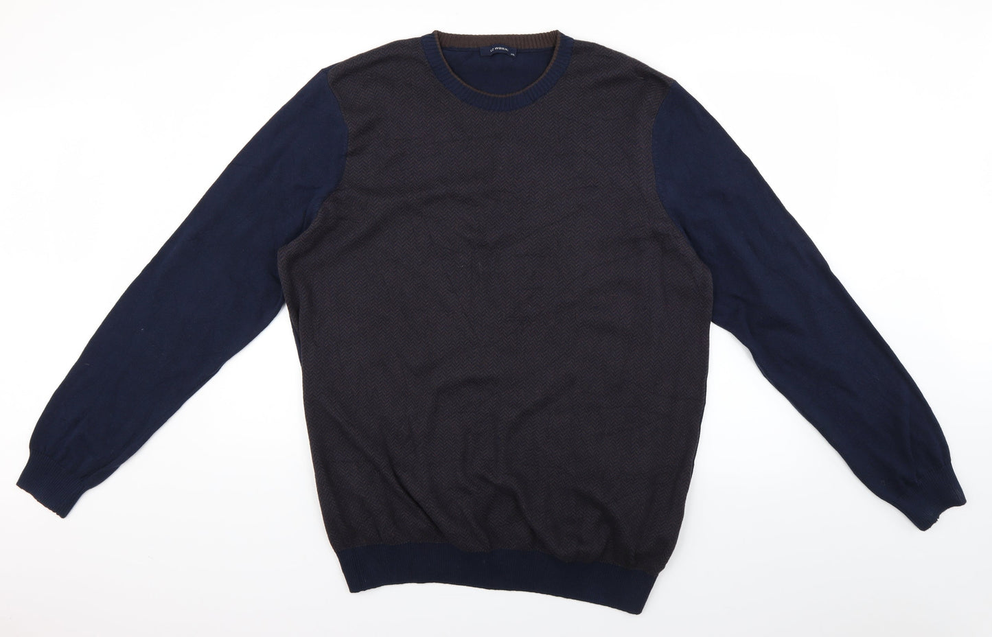 LC Waikiki Mens Blue  Knit Pullover Jumper Size 2XL