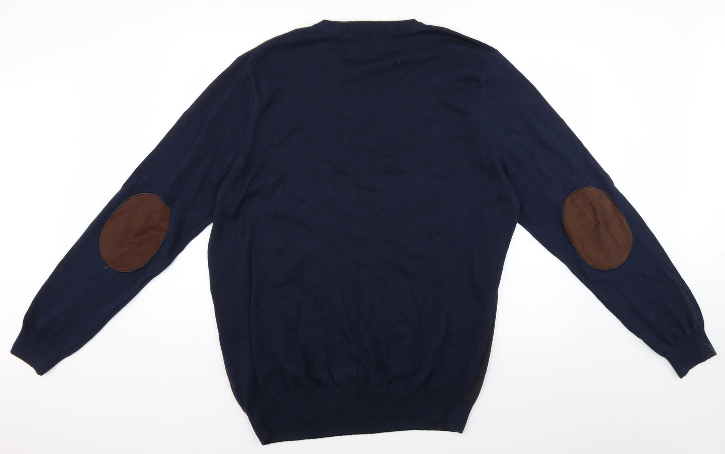 LC Waikiki Mens Blue  Knit Pullover Jumper Size 2XL