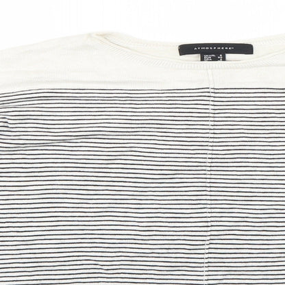 Atmosphere Womens Multicoloured Striped  Basic T-Shirt Size 6