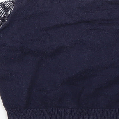Mothercare Baby Blue Geometric  Jacket  Size 24 Months