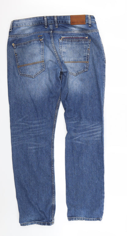 Zara Mens Blue   Straight Jeans  L33 in