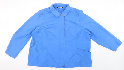 B&M collection Womens Blue   Jacket Coatigan Size XL