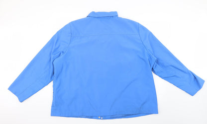 B&M collection Womens Blue   Jacket Coatigan Size XL