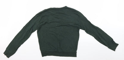 H&M Womens Green  Knit Pullover Jumper Size L  - not average