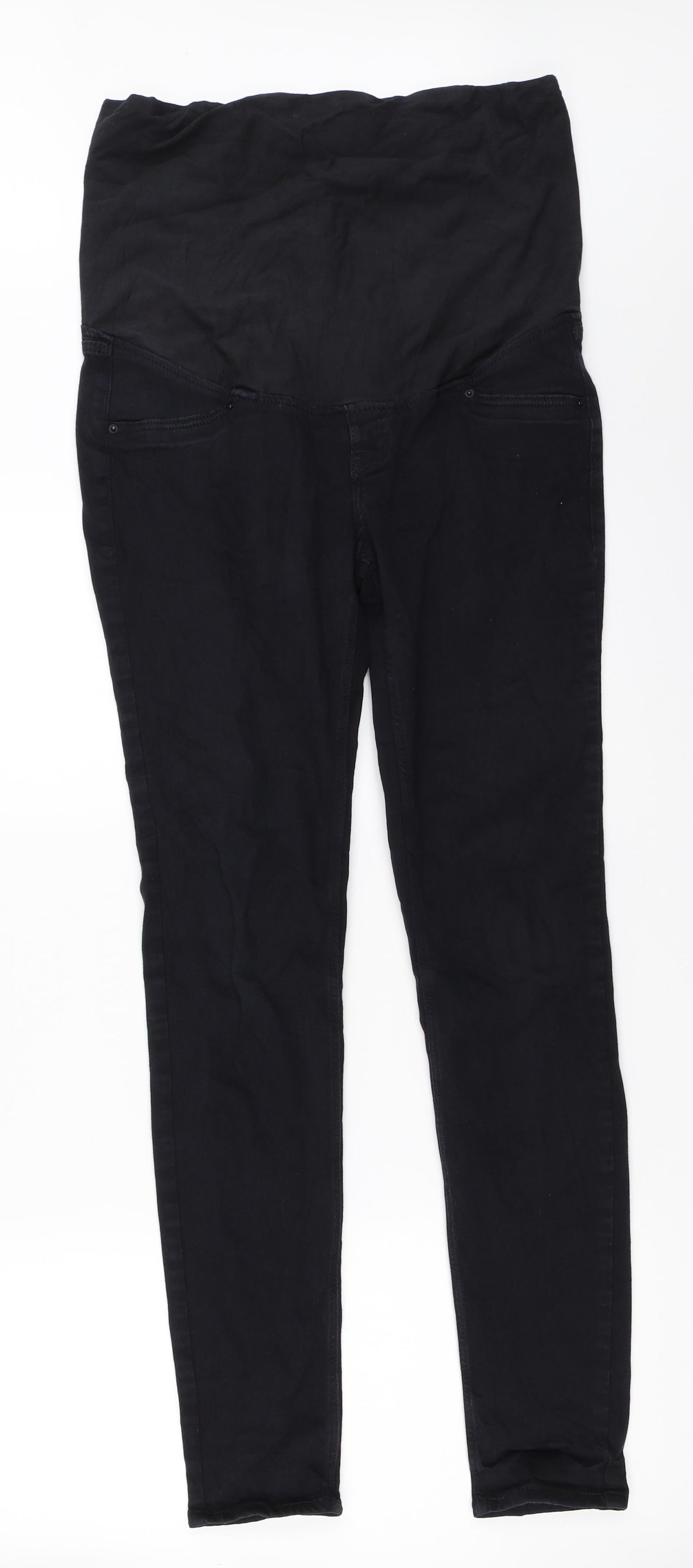 Womens UK Size 42 H&M Regular Fit Jegging Black Jeans