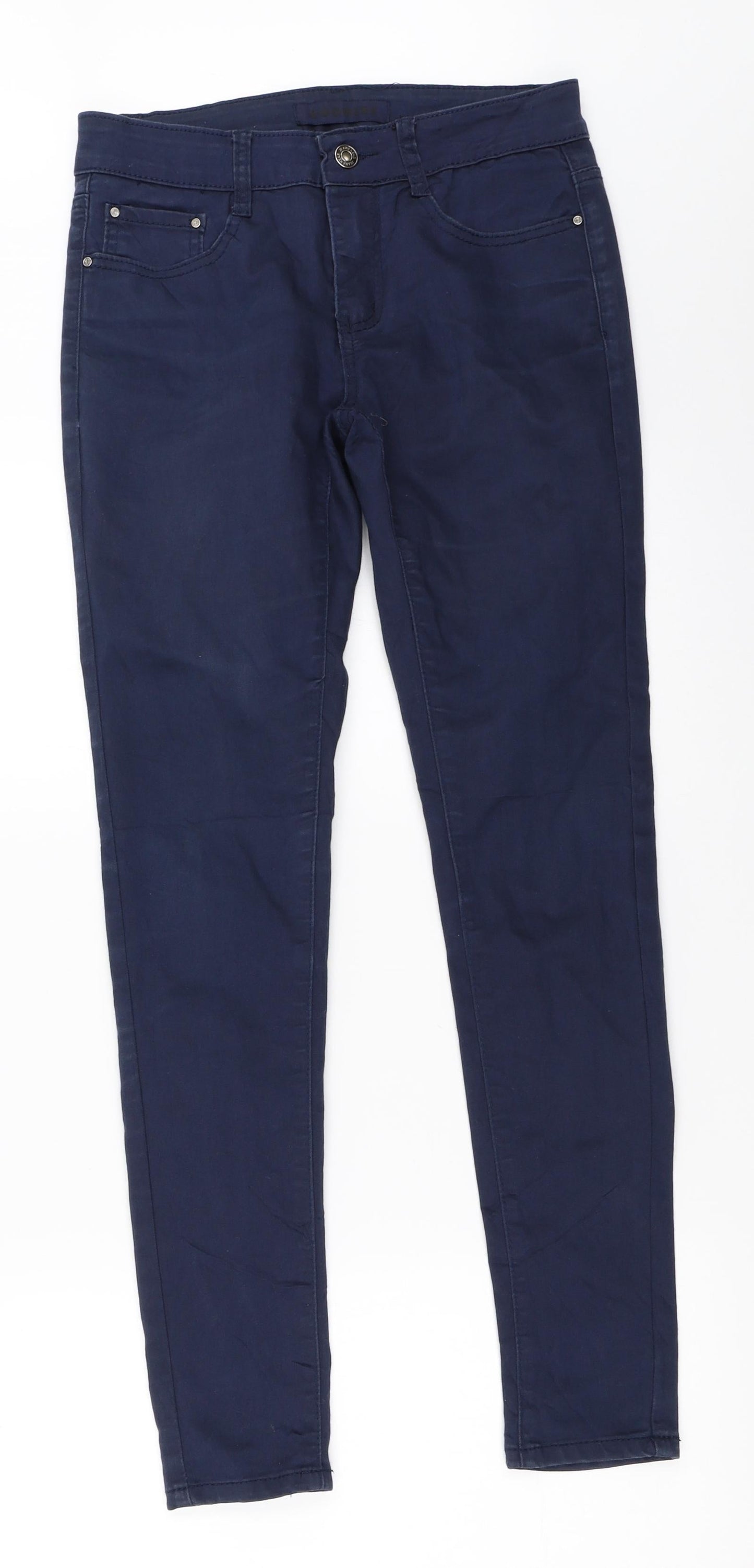 Womens UK Size 38 Goodies Regular Fit Skinny Blue Jeans