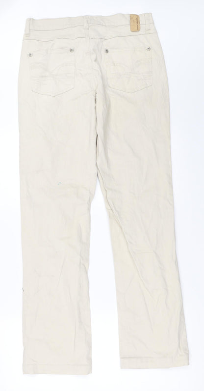 Marc Lauge Womens Beige   Straight Jeans Size 31 in L32 in