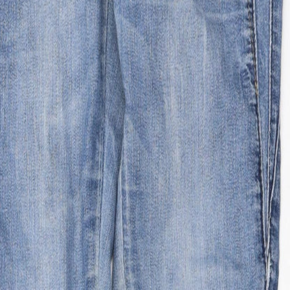 Troll Womens Blue  Denim Straight Jeans Size 34 L31.5 in