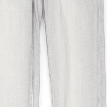 Womens UK Size 10 Toxik3 Regular Fit Skinny Grey Jeans
