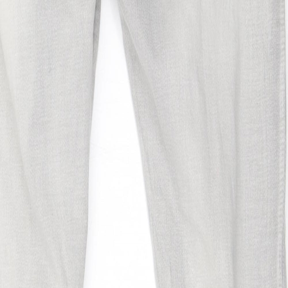 Womens UK Size 10 Toxik3 Regular Fit Skinny Grey Jeans