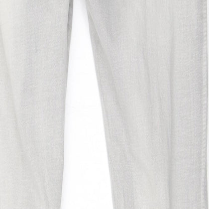 Womens UK Size 10 Toxik3 Regular Fit Skinny Grey Jeans