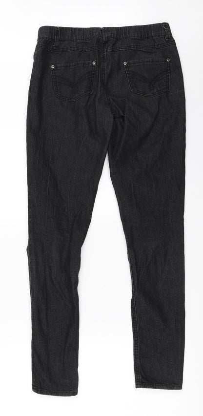 Primark Womens Black   Jegging Jeans Size 10 L30 in