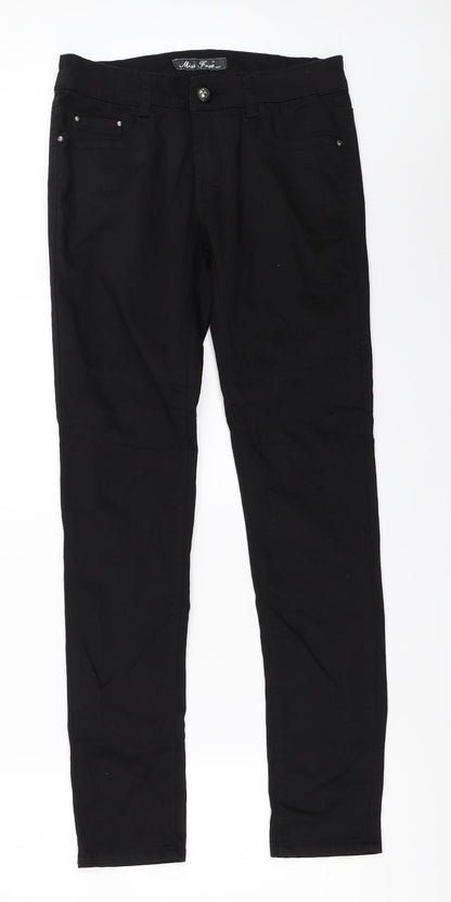Miss Free Womens Black   Skinny Jeans Size 28 in L30.5 in