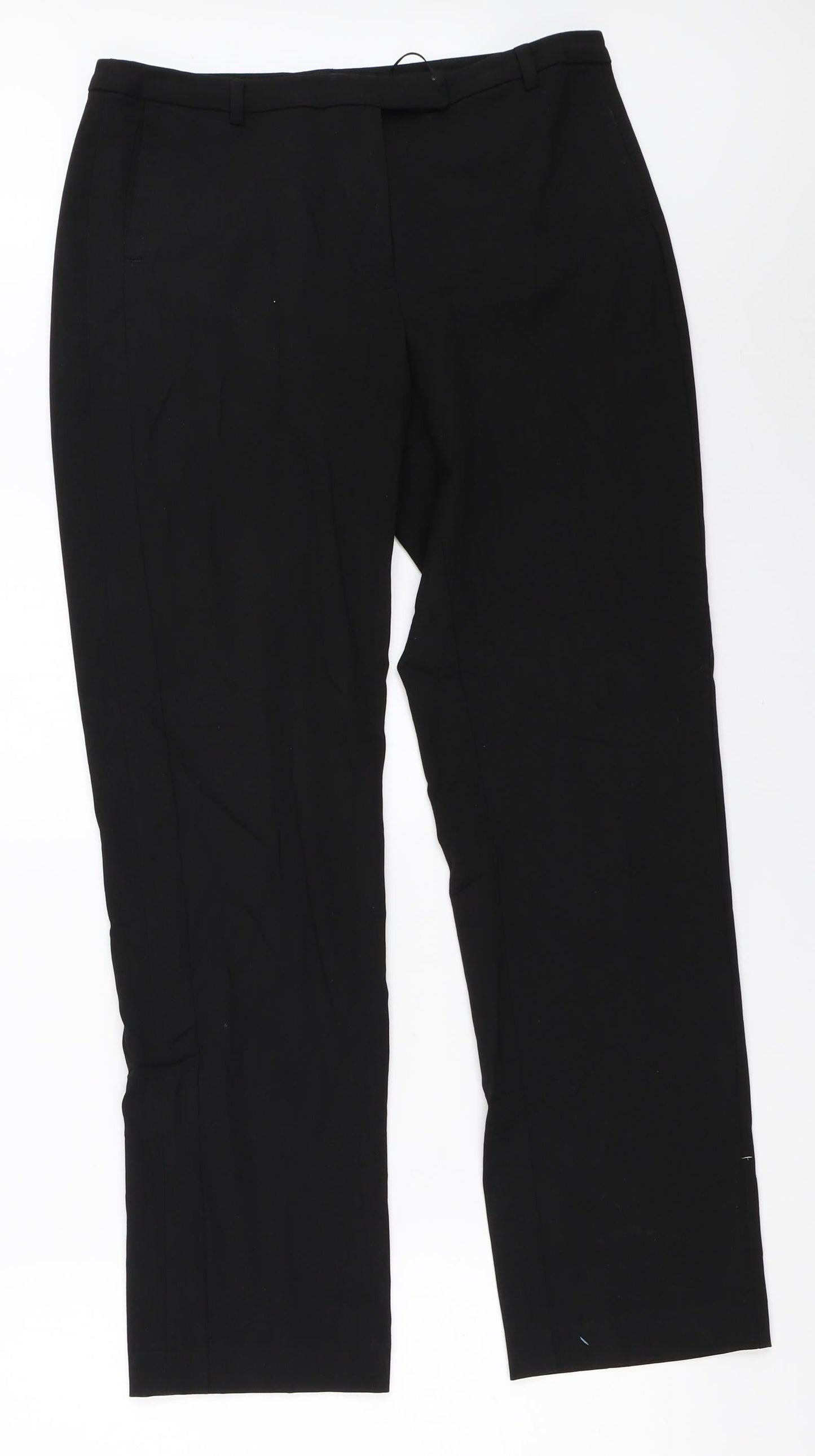 TU Womens Black   Trousers  Size 12 L29.5 in
