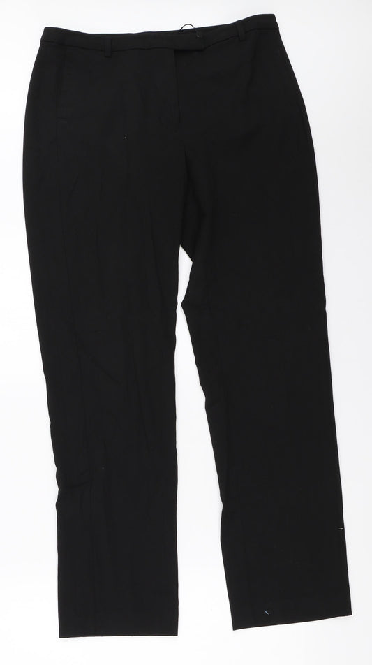 TU Womens Black   Trousers  Size 12 L29.5 in