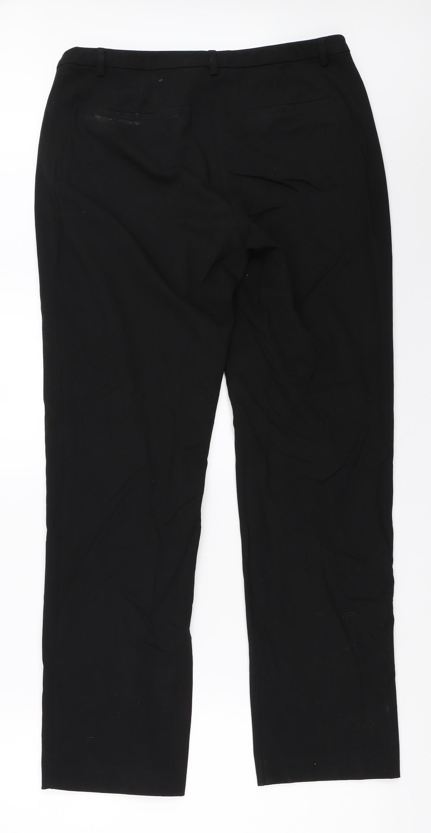 TU Womens Black   Trousers  Size 12 L29.5 in