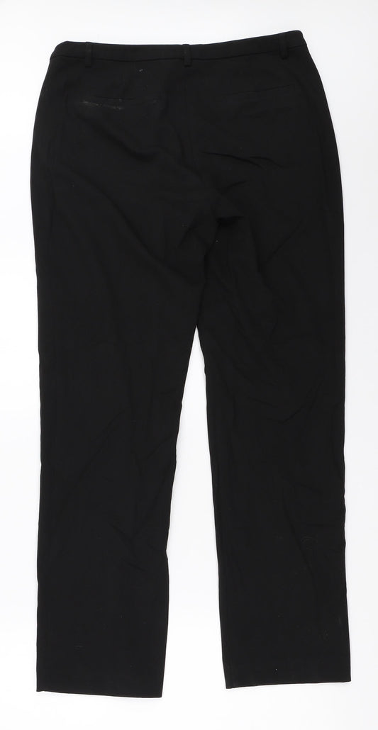 TU Womens Black   Trousers  Size 12 L29.5 in