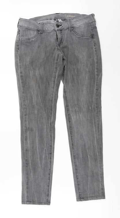 Mango Womens Grey   Skinny Jeans Size 40 L28 in