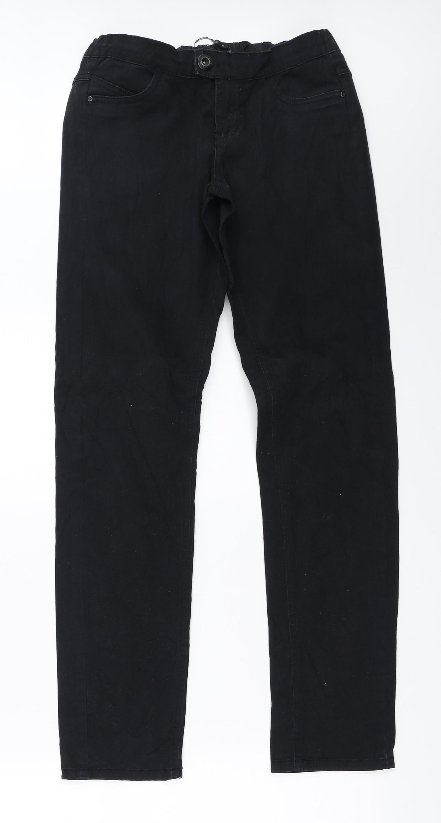 Womens UK Size 26 in House Regular Fit Straight Black Jeans