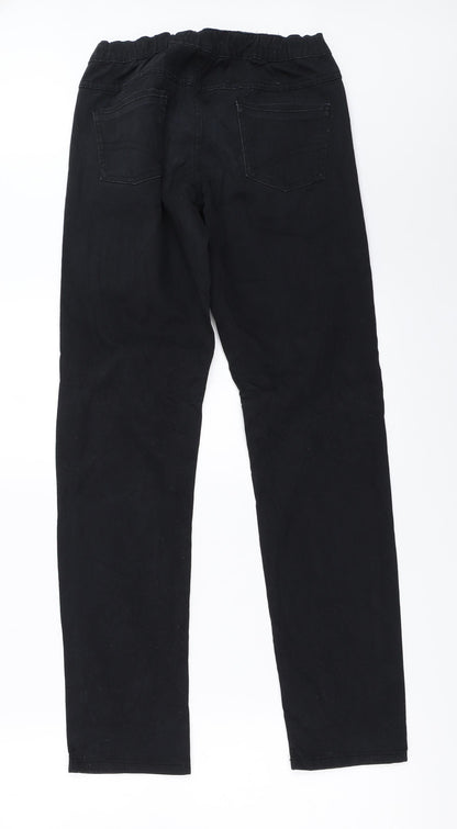 Womens UK Size 26 in House Regular Fit Straight Black Jeans