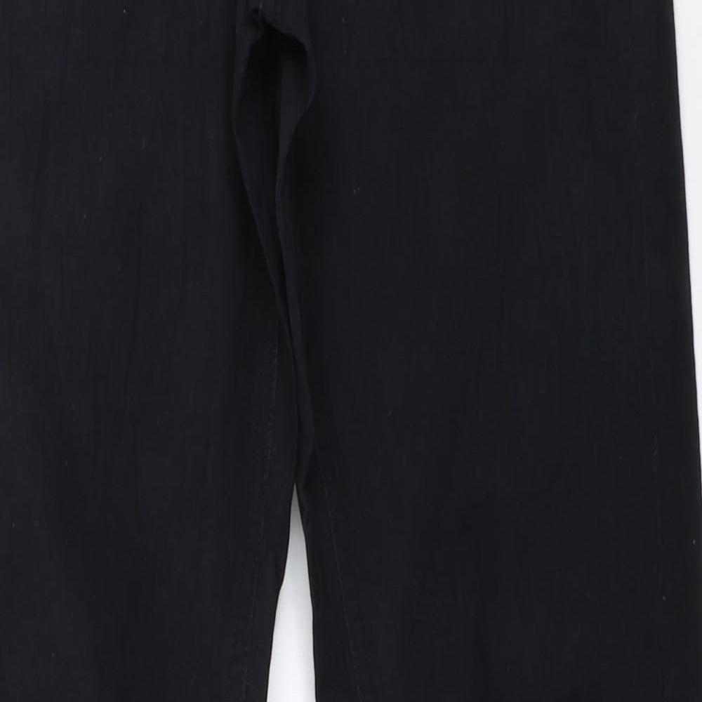 Womens UK Size 26 in House Regular Fit Straight Black Jeans