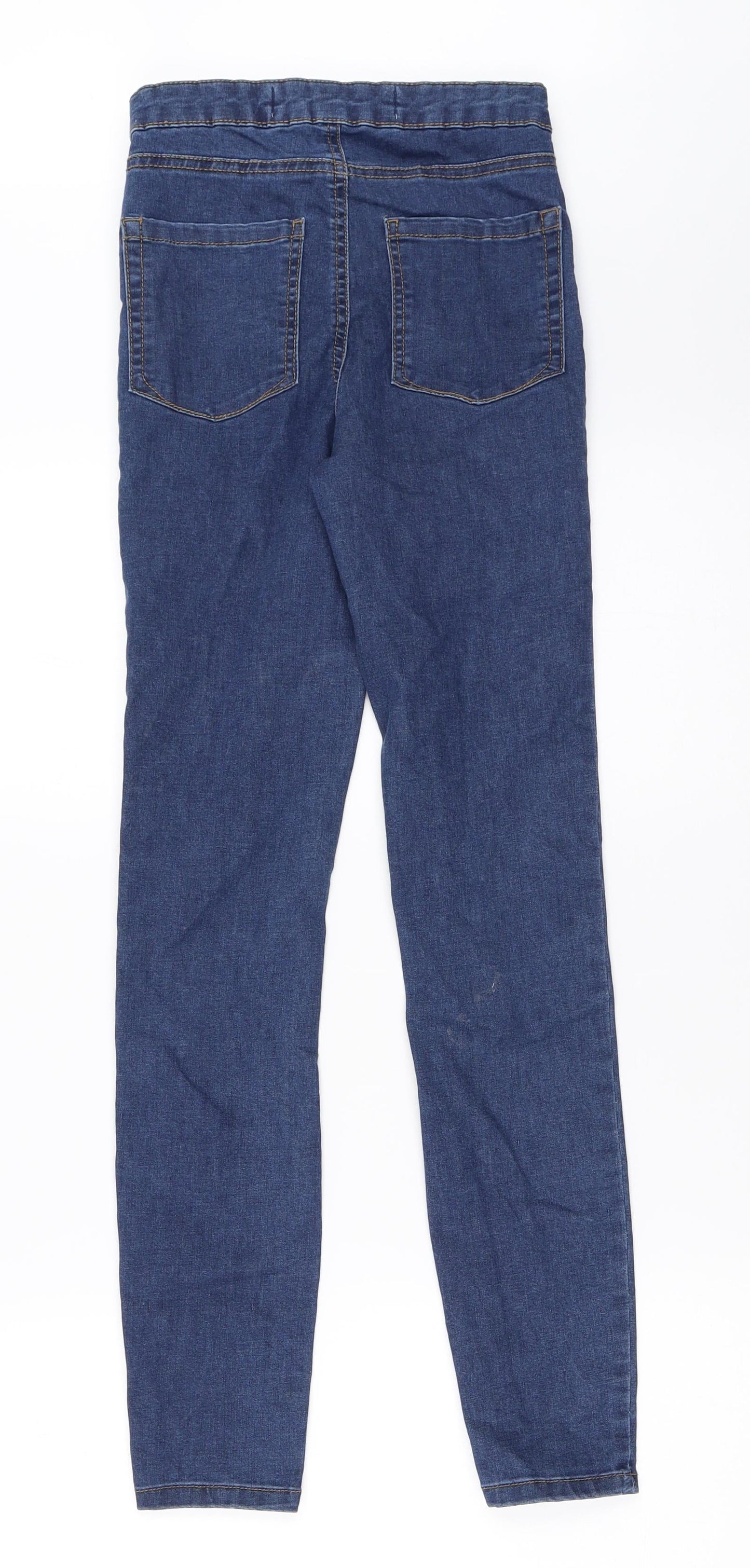 Primark Womens Blue  Denim Skinny Jeans Size 6 L27 in