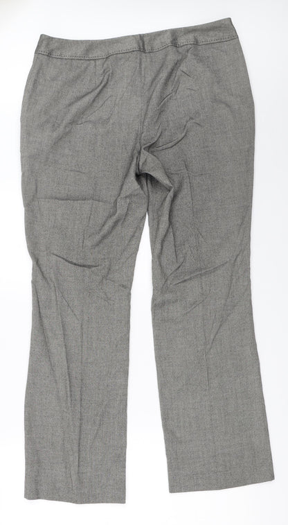 Womens UK Size 37 in Papaya Regular Fit  Grey Trousers