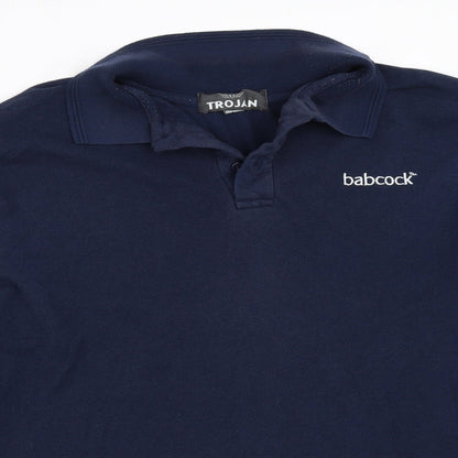 Trojan Mens Blue    Polo Size L