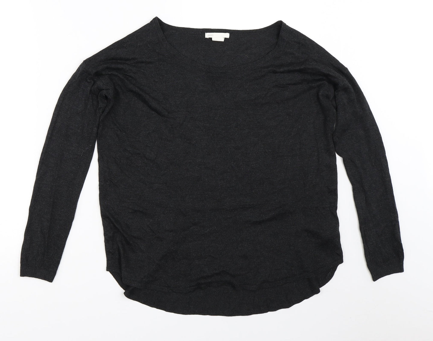 Womens UK Size S H&M Grey Pullover Jumper