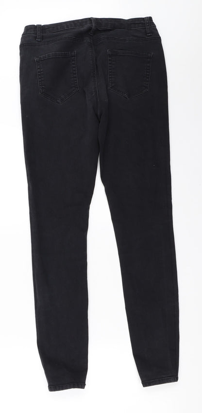 Primark Womens Black   Skinny Jeans Size 10 L27 in