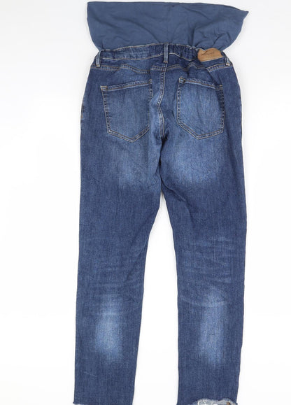 Womens UK Size 32 in Preworn Regular Fit Straight Blue Jeans