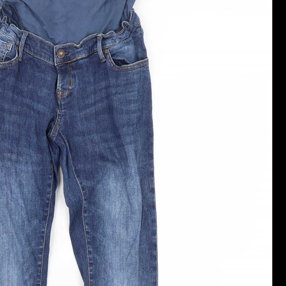 Womens UK Size 32 in Preworn Regular Fit Straight Blue Jeans