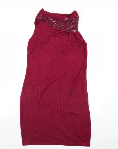 Belle vere note Womens Pink   Jumper Dress  Size L