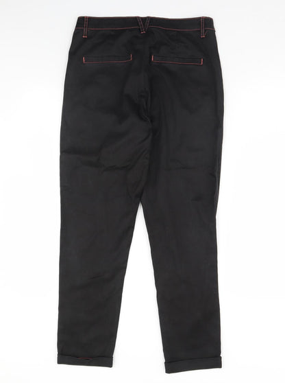 Womens UK Size 10 Villa Regular Fit  Black Trousers