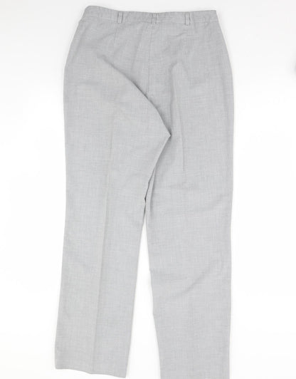 Maroon Womens Grey   Dress Pants Trousers Size 16 L29 in