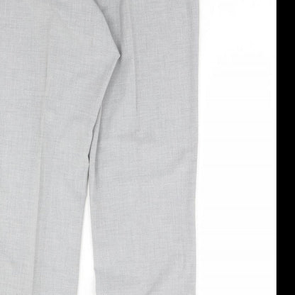 Maroon Womens Grey   Dress Pants Trousers Size 16 L29 in