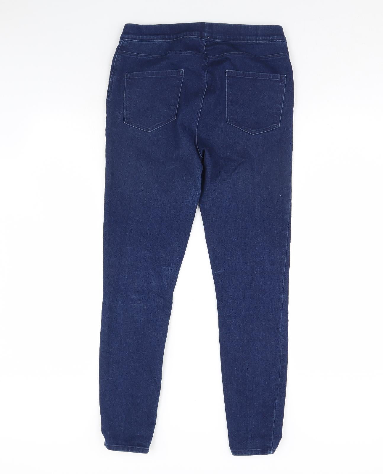 George Womens Blue  Denim Skinny Jeans Size 12 L30 in